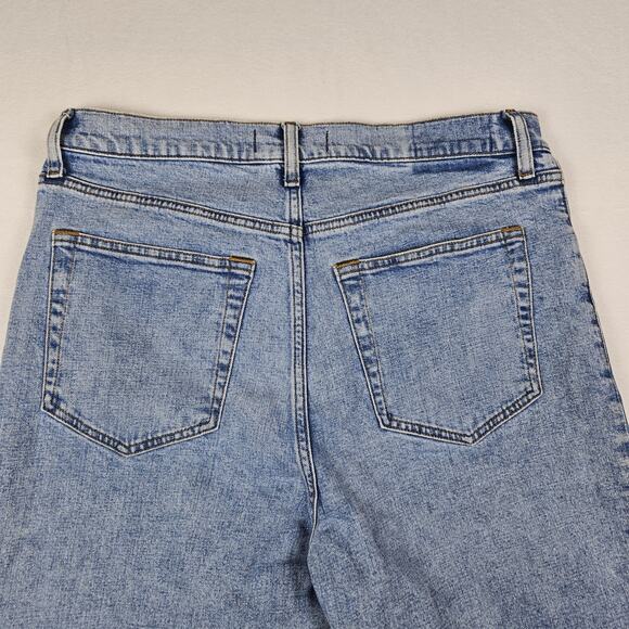 Abercrombie Fitch Jeans 90s Slim Straight Ultra High Rise Blue Women Size 31/12 - Picture 7 of 15